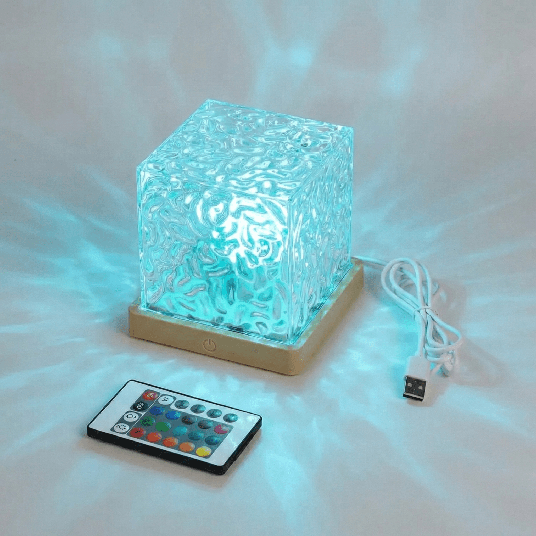 Projektor LED- fale wodne i zorza 🌌