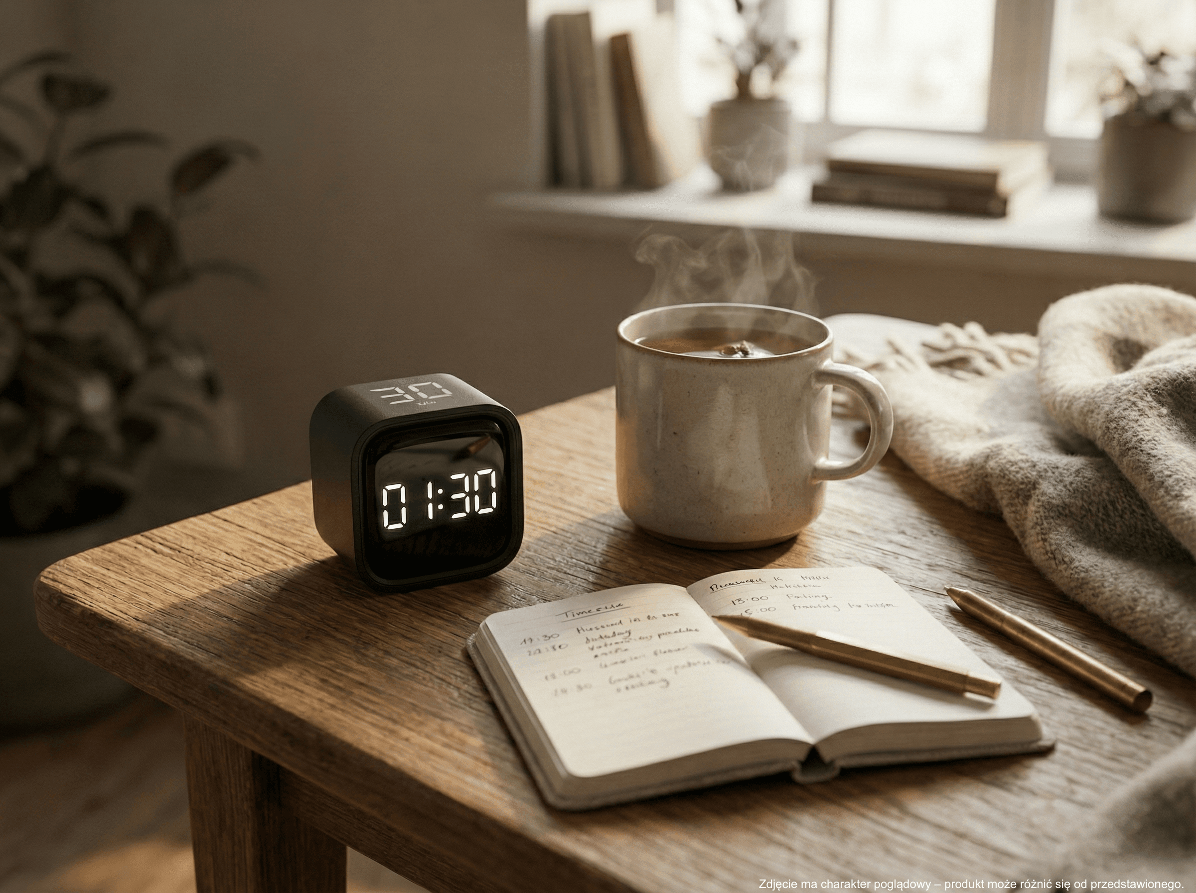 Timer Pomodoro grawitacyjny LED – kostka do pracy i nauki